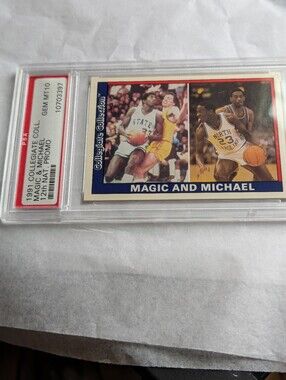 1991 Collegiate Magic & Michael Jordan.  12th National Gem Mint BGS 10.